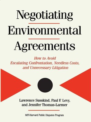 cover image of Negotiating Environmental Agreements